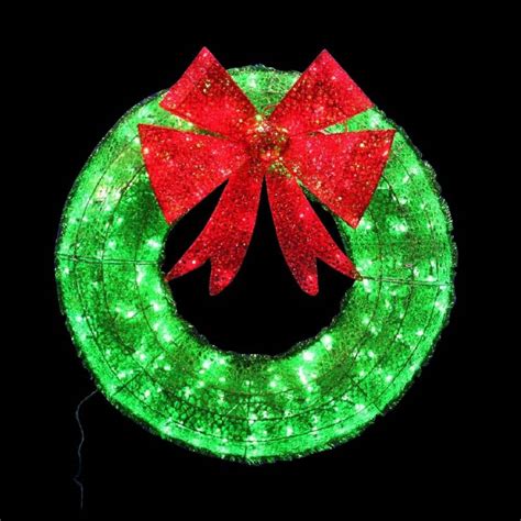 A total of 120 LEDs provides an energy-efficient and lasting holiday. . Home depot wreaths